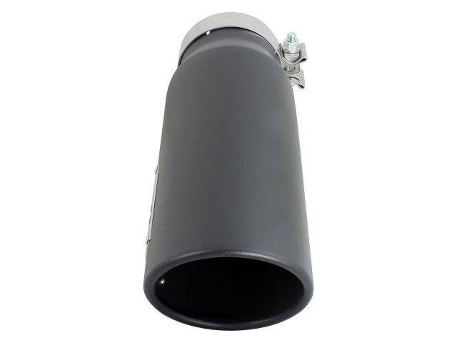 aFe MACH Force-Xp 4in 409 Stainless Steel Exhaust Tip: 4 In x 5 Out x 15L