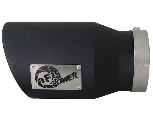 aFe MACH Force-Xp 5in 409 Stainless Steel Exhaust Tip: 5 In x 7 Out x 12L