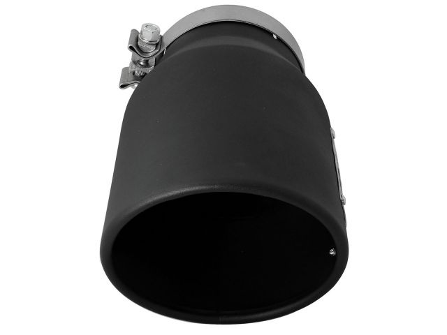 aFe MACH Force-Xp 5in 409 Stainless Steel Exhaust Tip: 5 In x 7 Out x 12L