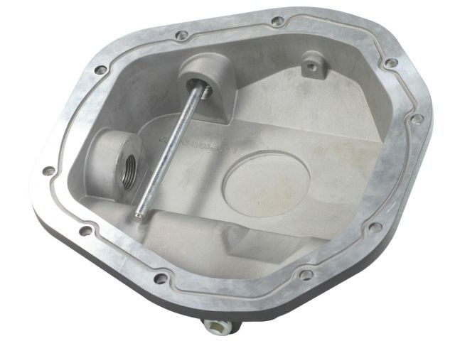 aFe Pro Series Rear Differential Cover Black w/ Machined Fins; w/ Gear Oil