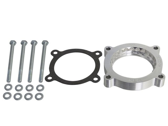 aFe Silver Bullet Throttle Body Spacer: Ford Mustang GT 15-17 V8-5.0L (Cor