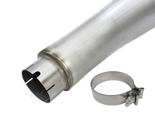 aFe ATLAS 5in Aluminized Steel DPF-Back Exhaust System w/Polished Tip - Do