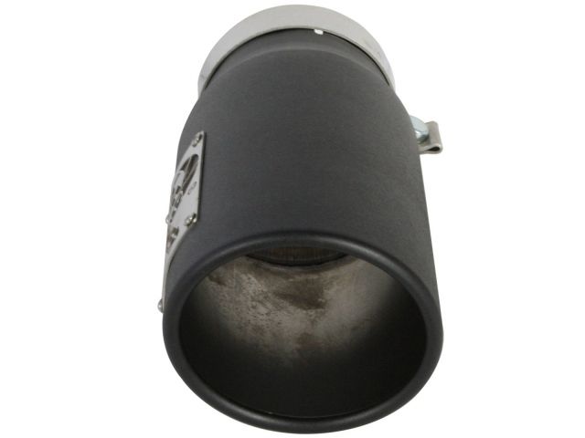 aFe MACH Force-Xp 4in 409 Stainless Steel Exhaust Tip: 4 In x 5 Out x 12L