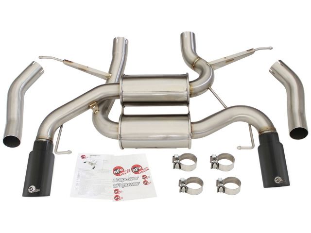 aFe MACH Force-Xp 2-1/2in 304 Stainless Steel Axle-Back Exhaust System w/B