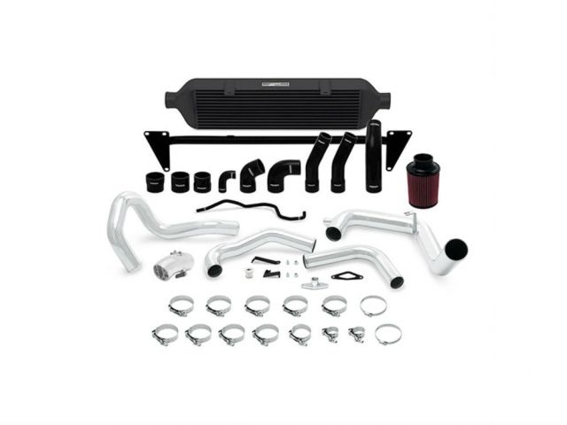 Mishimoto Front-Mount Intercooler- Black Cooler- Silver Intake-Subaru STI 2015+