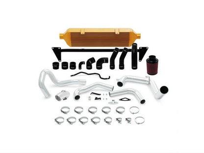 Mishimoto Front-Mount Intercooler- Gold Cooler- Silver Intake-Subaru STI 2015+