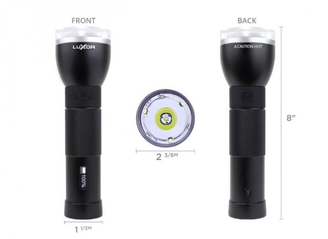 PLX Devices Luxor 2 Flashlight 0R4R9