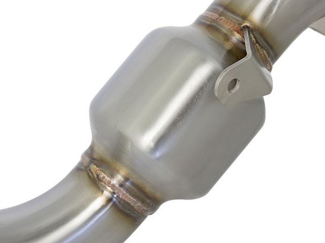 aFe  POWER 48-34126-HC Twisted Steel Down-Pipe; Street Series