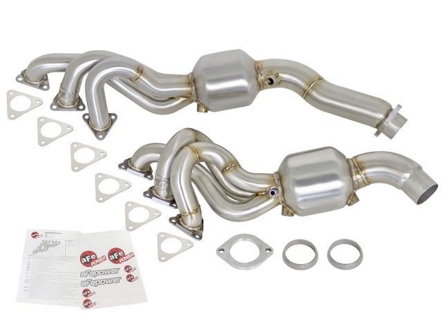 aFe  POWER 48-36314-HC Twisted Steel Long Tube Header; Street Series