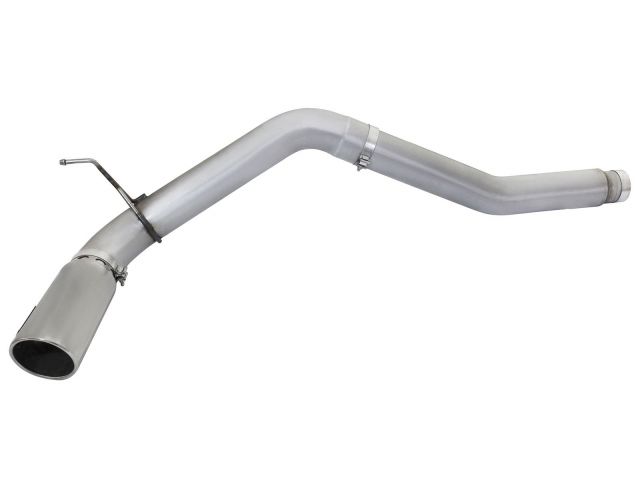 aFe ATLAS 5in DPF-Back Aluminized Steel Exhaust System w/Polished Tip: Nis