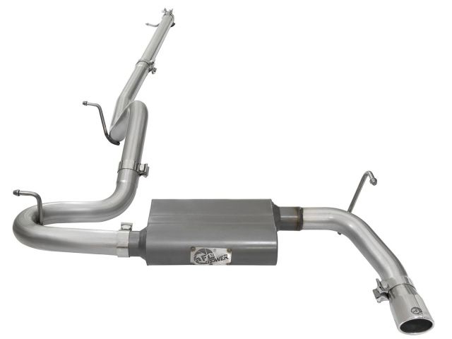 aFe Scorpion 2-1/2in Aluminized Steel Cat-Back Exhaust System w/Polished T