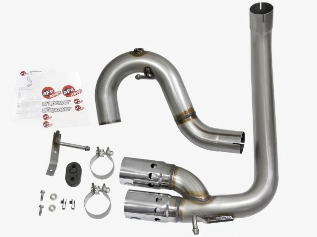 aFe  POWER 49-44065-P Rebel Series 3" 409 SS DPF-Back Exhaust System