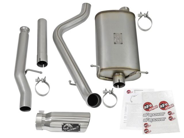 aFe MACH Force-Xp 3in 409 Stainless Steel Cat-Back Exhaust System w/Polish