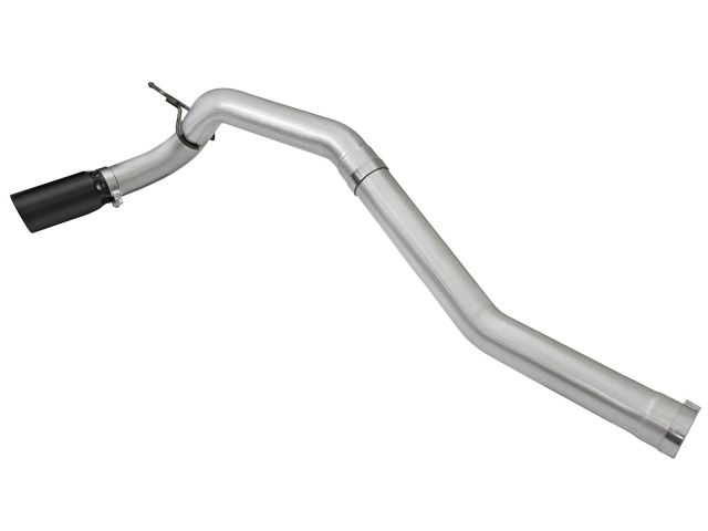 aFe  POWER LARGE BORE HD 4" DPF-Back SS Exhaust System w/Black Tip