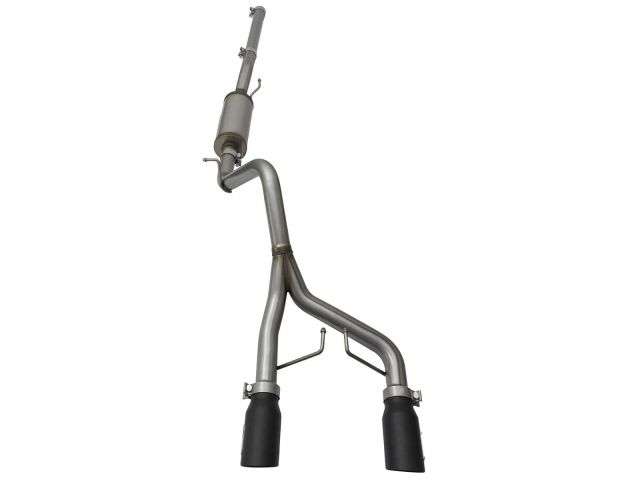 aFe Rebel Series 2-1/2in Stainless Steel Cat-Back Exhaust System w/Black T