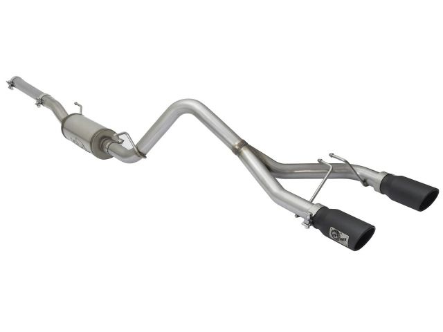 aFe Rebel Series 2-1/2in Stainless Steel Cat-Back Exhaust System w/Black T