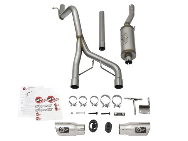 aFe  POWER 49-48056P Rebel Series 2-1/2" 409 SS Cat-Back Exhaust System