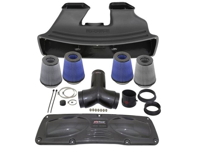 aFe Black Series Carbon Fiber Cold Air Intake System: Porsche 911 Carrera/