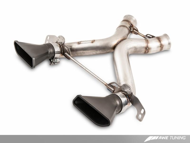 AWE Tuning McLaren 650S Performance Exhaust - Machined Tips 3010-32022 Main Image