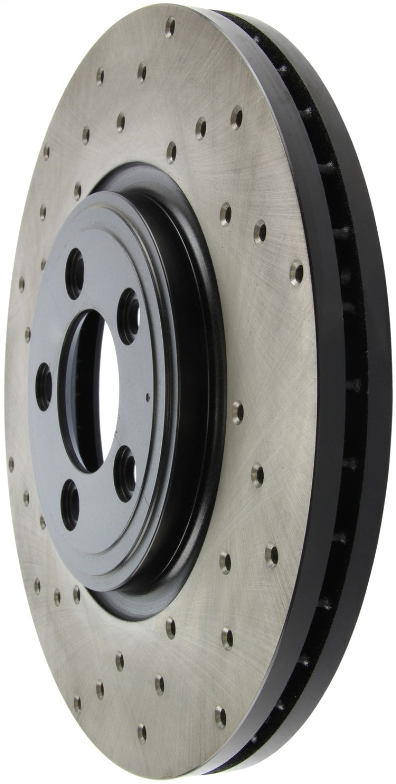 StopTech Sport Cryo Cross Drilled Brake Rotor; Front Left