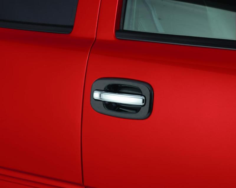 AVS 2006 Chevy Avalanche 1500 (Handle Only) Door Lever Covers (4 Door) 4pc Set - Chrome 685406