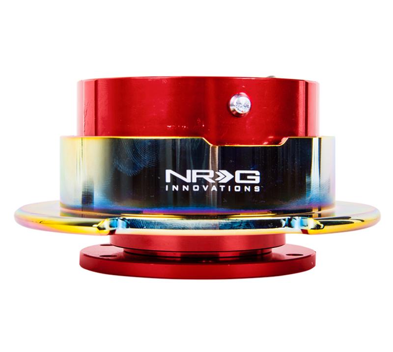 NRG Quick Release Gen 2.5 - Red Body / Neochrome Ring SRK-250RD/MC Main Image