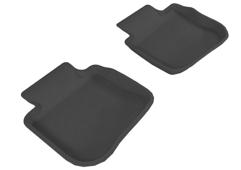 3D MAXpider 2010-2014 Subaru Legacy/Outback Kagu 2nd Row Floormats - Black L1SB00421509 Main Image