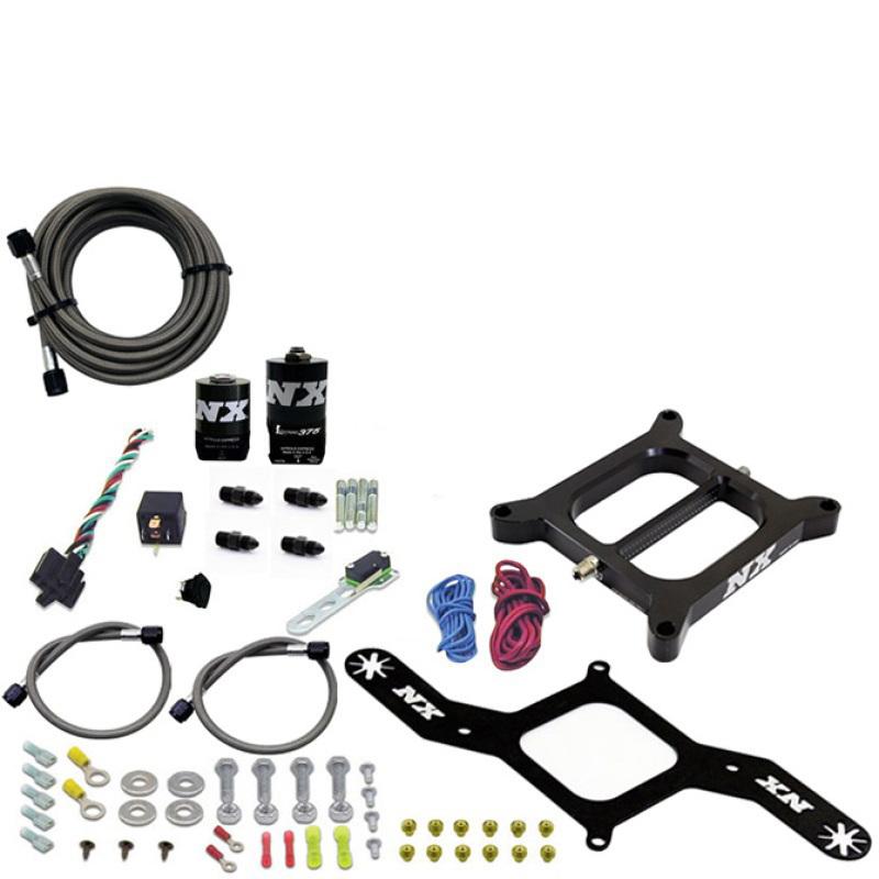 Nitrous Express 4150 RNC Conventional Nitrous Plate Kit w/.375in Solenoid w/o Bottle 55140-00 Main Image