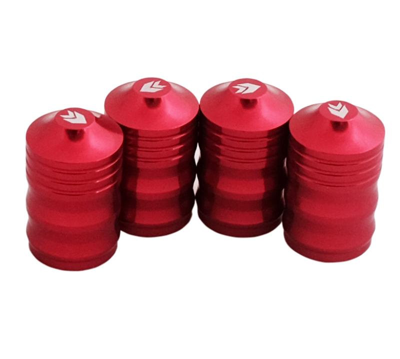 NRG Aluminum Sport Style Valve Stem Cap - Red VS-100RD Main Image