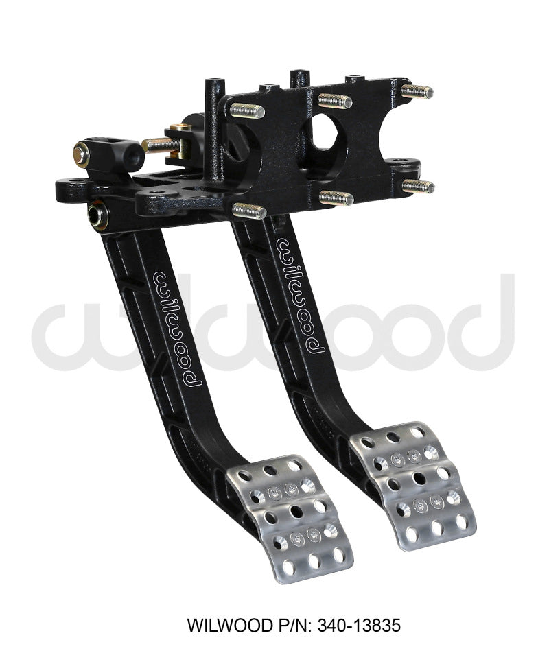 Wilwood Adjustable Dual Pedal-Brake/Clutch-Rev. Swing Mount-5.1:1