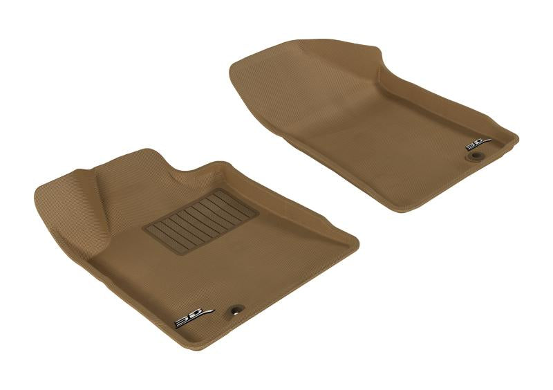 3D MAXpider 2009-2014 Nissan Maxima Kagu 1st Row Floormat - Tan L1NS03011502 Main Image