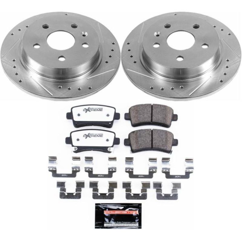 PowerStop PSB Z26 Street Warrior Kit Brakes, Rotors & Pads Brake Kits - Performance D&S main image