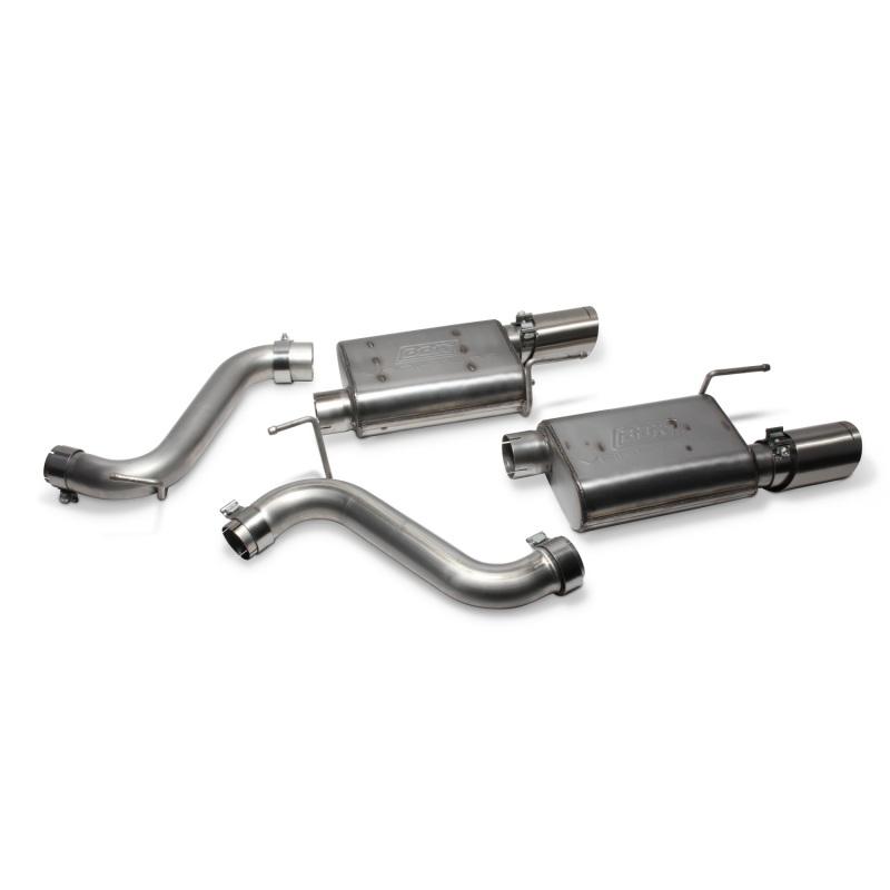 BBK 2015-16 Ford Mustang GT Varitune Axle Back System (Cut & Clamp Direct Bolt On Design) 41115 Main Image
