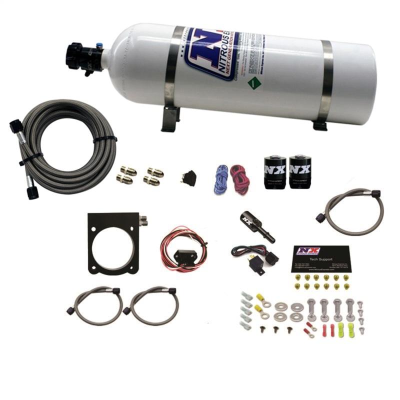 Nitrous Express Dodge 3.6L V6 Nitrous Plate Kit (50-200HP) w/15lb Bottle 20971-15 Main Image