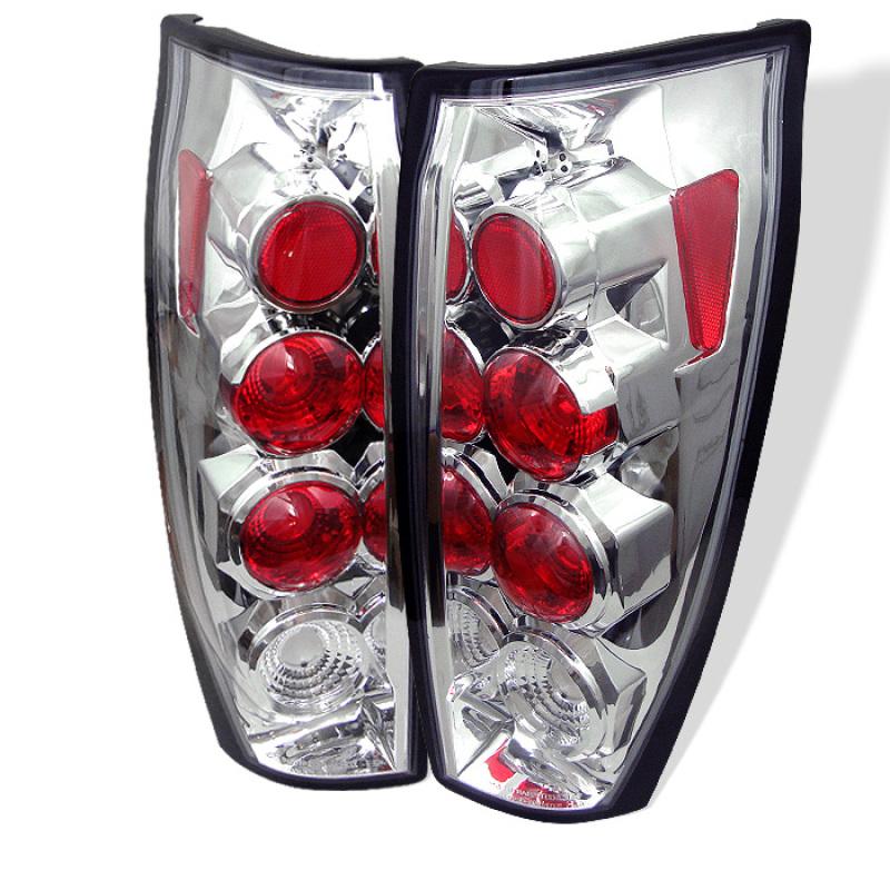 Spyder Chevy Avalanche 02-06 Euro Style Tail Lights Chrome ALT-YD-CAV04-C 5001115 Main Image