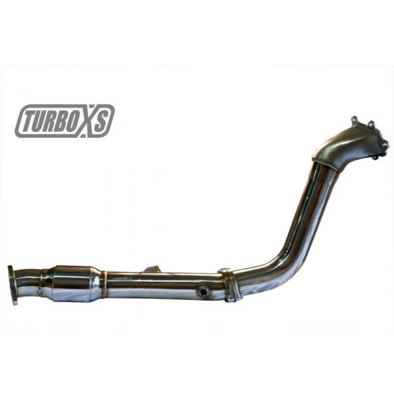 Turbo XS 02-07 WRX-STi / 04-08 Forester XT High Flow Catted Downpipe txs-WS02-DPC Main Image