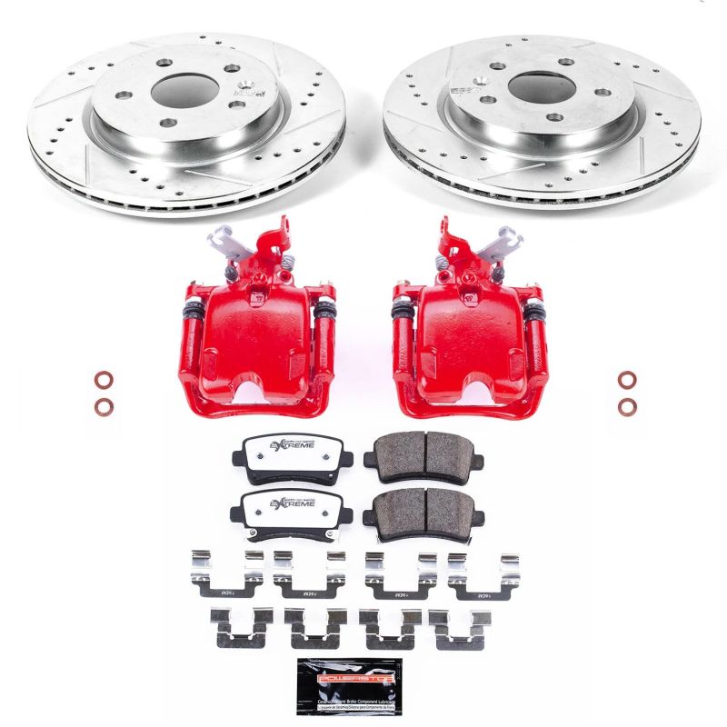 PowerStop PSB Z26 Street Kit w/Cals Brakes, Rotors & Pads Brake Kits - Performance D&S main image