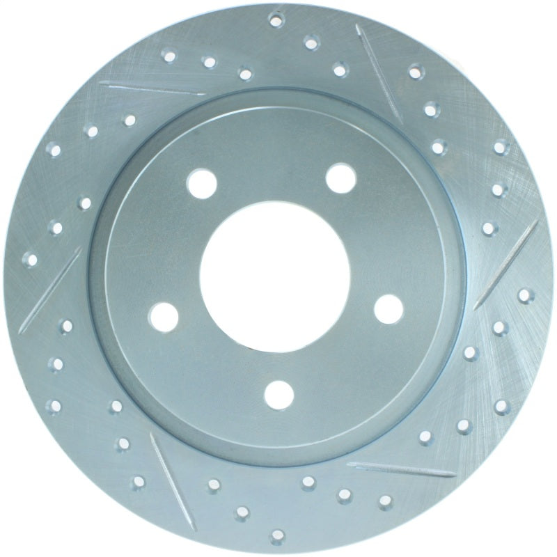 StopTech Select Sport 09-13 Mazda 3 Slotted & Drilled Left Rear Brake Rotor 227.45067L