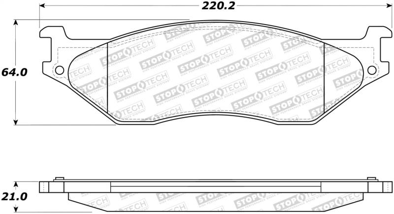 StopTech Street Brake Pads 308.07770 Main Image