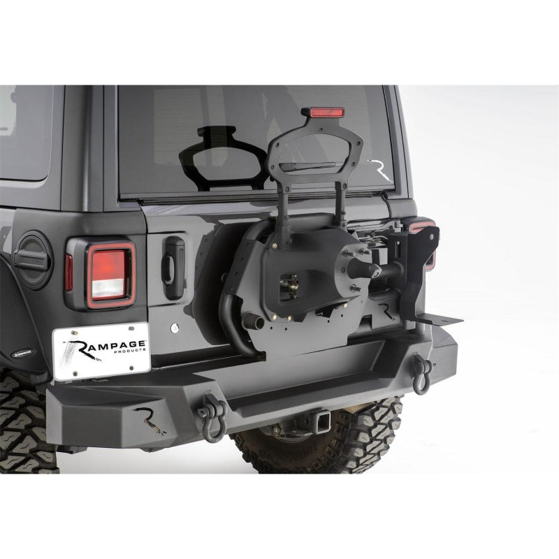 Rampage 2018-2019 Jeep Wrangler(JL) Sport 2-Door Rear Trailguard Bumper - Black 99513