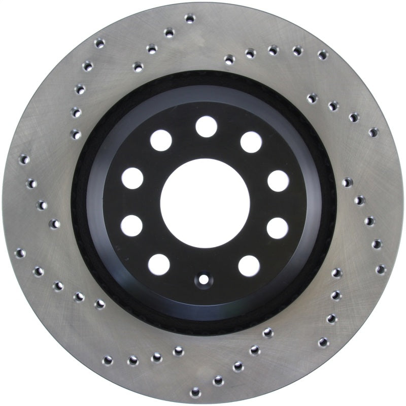 StopTech Sport Cryo Cross Drilled Brake Rotor; Rear Left