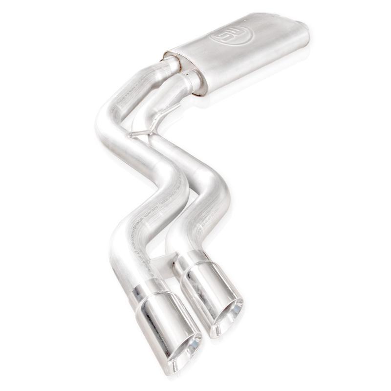 Stainless Works 2011-14 Ford Raptor Exhaust X-Pipe Resonator Front Passenger Rear Tire Exit FTR10CBFT Main Image