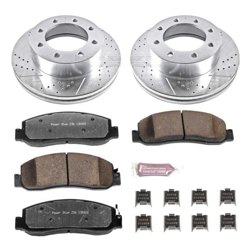 PowerStop PSB Z36 Truck & Tow Kit Brakes, Rotors & Pads Brake Kits - Performance D&S main image