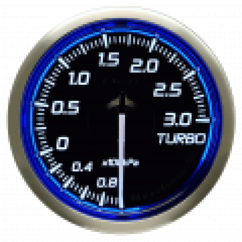 DEFI Racer Gauge N2 52mm Turbo 300kPa Blue DF16101