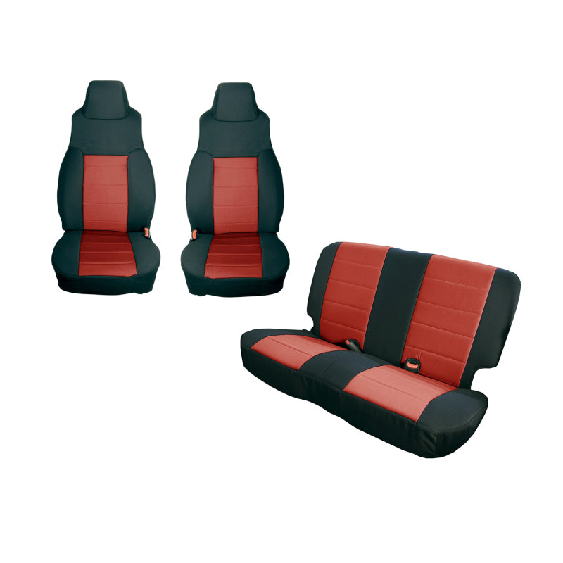 Rugged Ridge RUG Seat Cover Kit- Front/Rear Body Armor & Protection Seat Covers main image