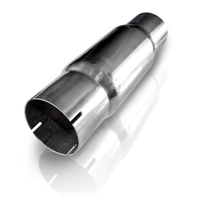 Stainless Works Catalytic Converter - Metal Matrix Hi-Flow Slim Design (2.5in End RTCSLIM Main Image