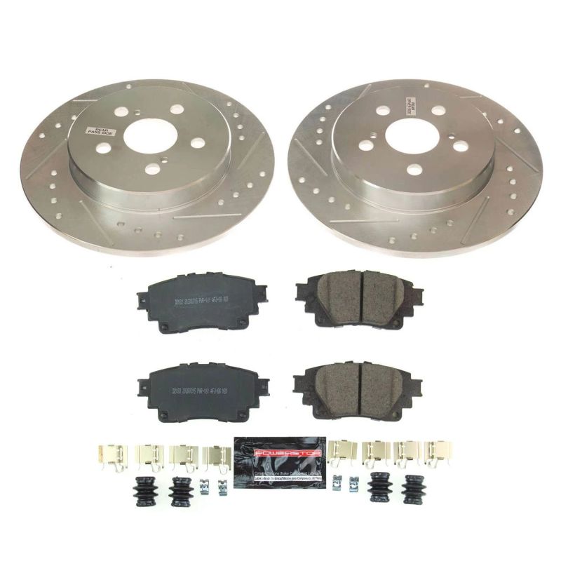 PowerStop PSB Z23 Evolution Kit Brakes, Rotors & Pads Brake Kits - Performance D&S main image