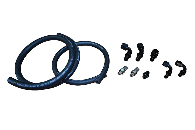 Fleece Performance 10-15 Dodge 6.7L Cummins Fuel Distribution Block Hose and Fitting Kit FPE-FFD-RF-HF-KIT-4G