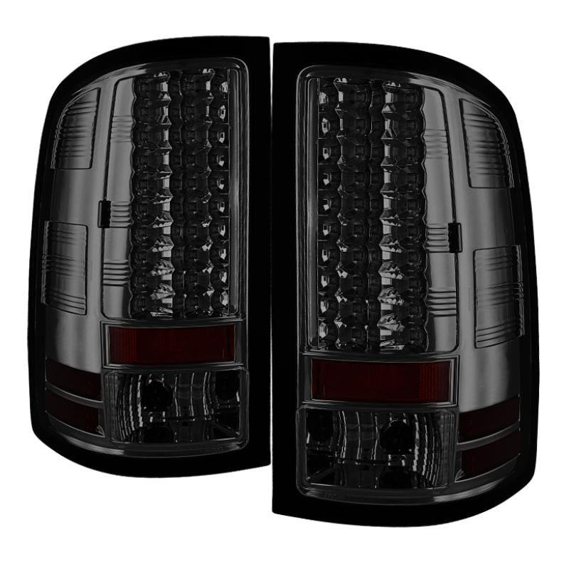 Spyder GMC Sierra 07-13 (Not fit 3500 Dually 4 Rear Wheels)LED Tail Lights Smoke ALT-YD-GS07-LED-SM 5014962 Main Image