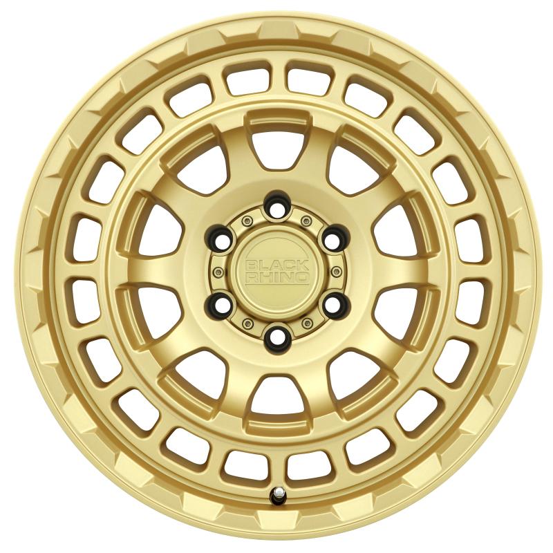 Black Rhino Chamber 17x8.5 6x139.7 ET12 CB 112.1 Matte Gold Wheel 1785CBR126140L12 Main Image